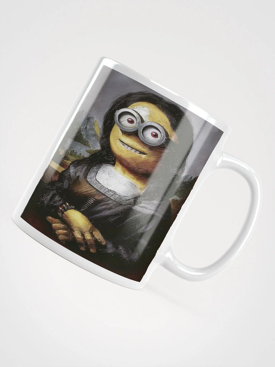 Mona Minion #Humorous Glossy Mug - White product image (4)