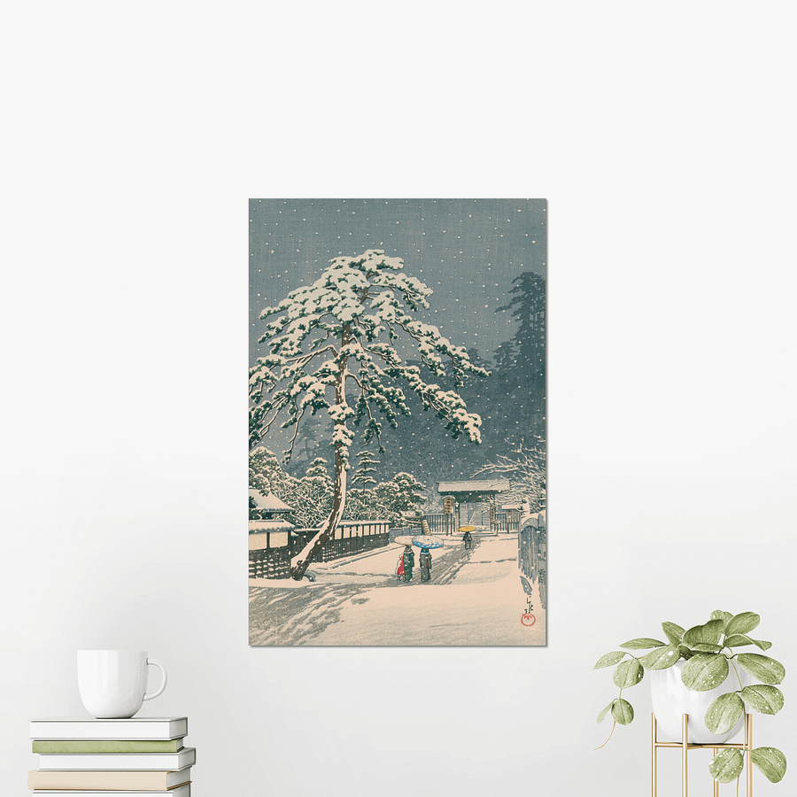 Hommonji Temple in Snow - Kawase Hasui product image (2)