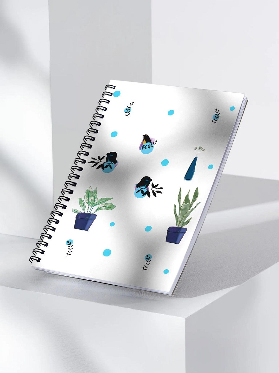 Botanical Zen Spiral Notebook product image (4)