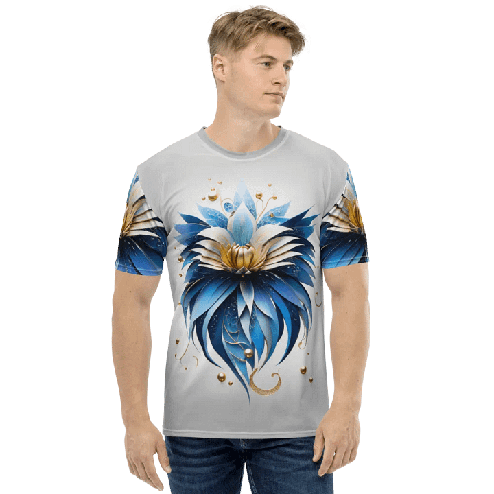 Blue Flower T shirt product image (1)