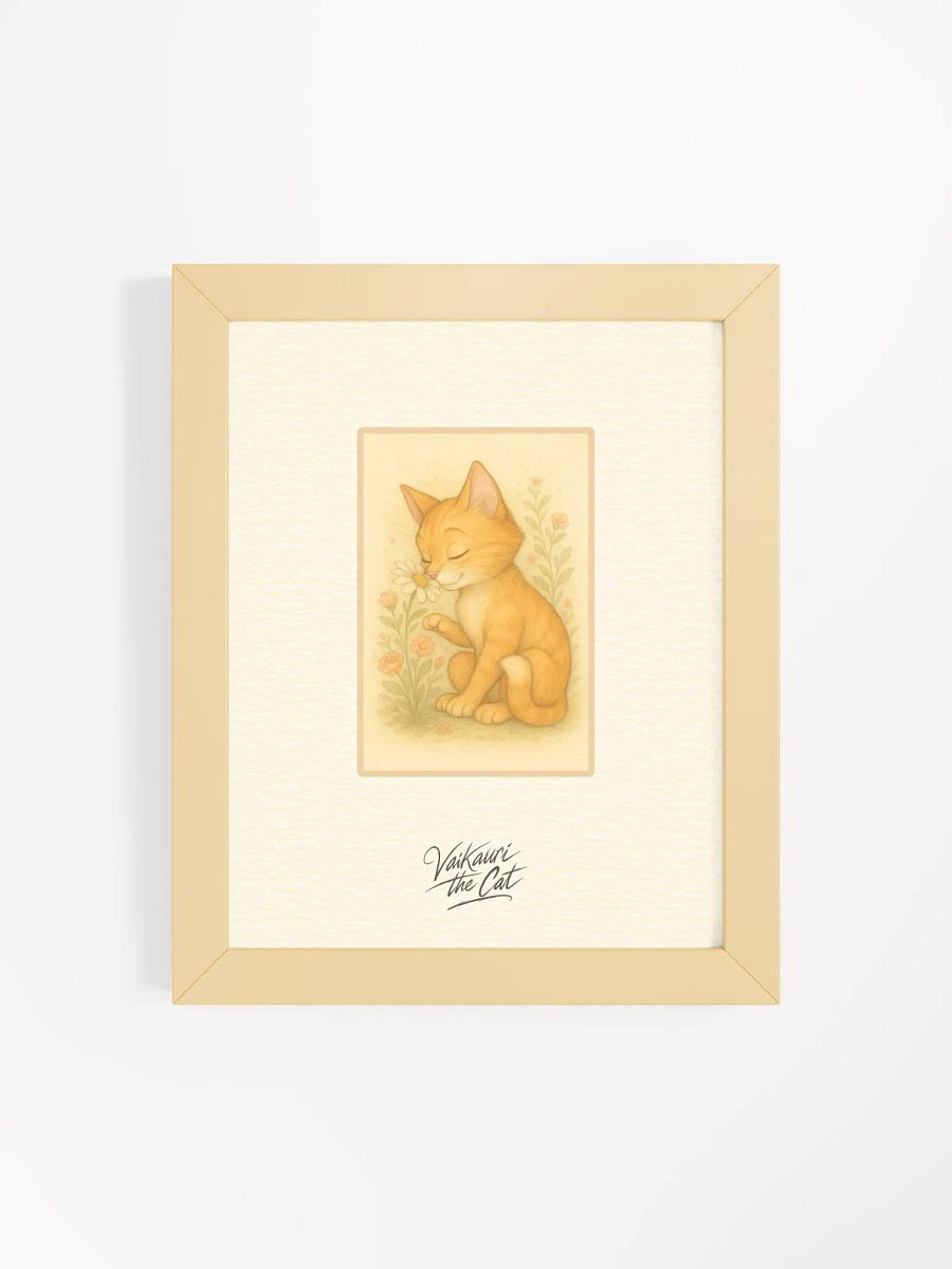 Vaikauri the Cat: Framed Matte Artprint product image (7)