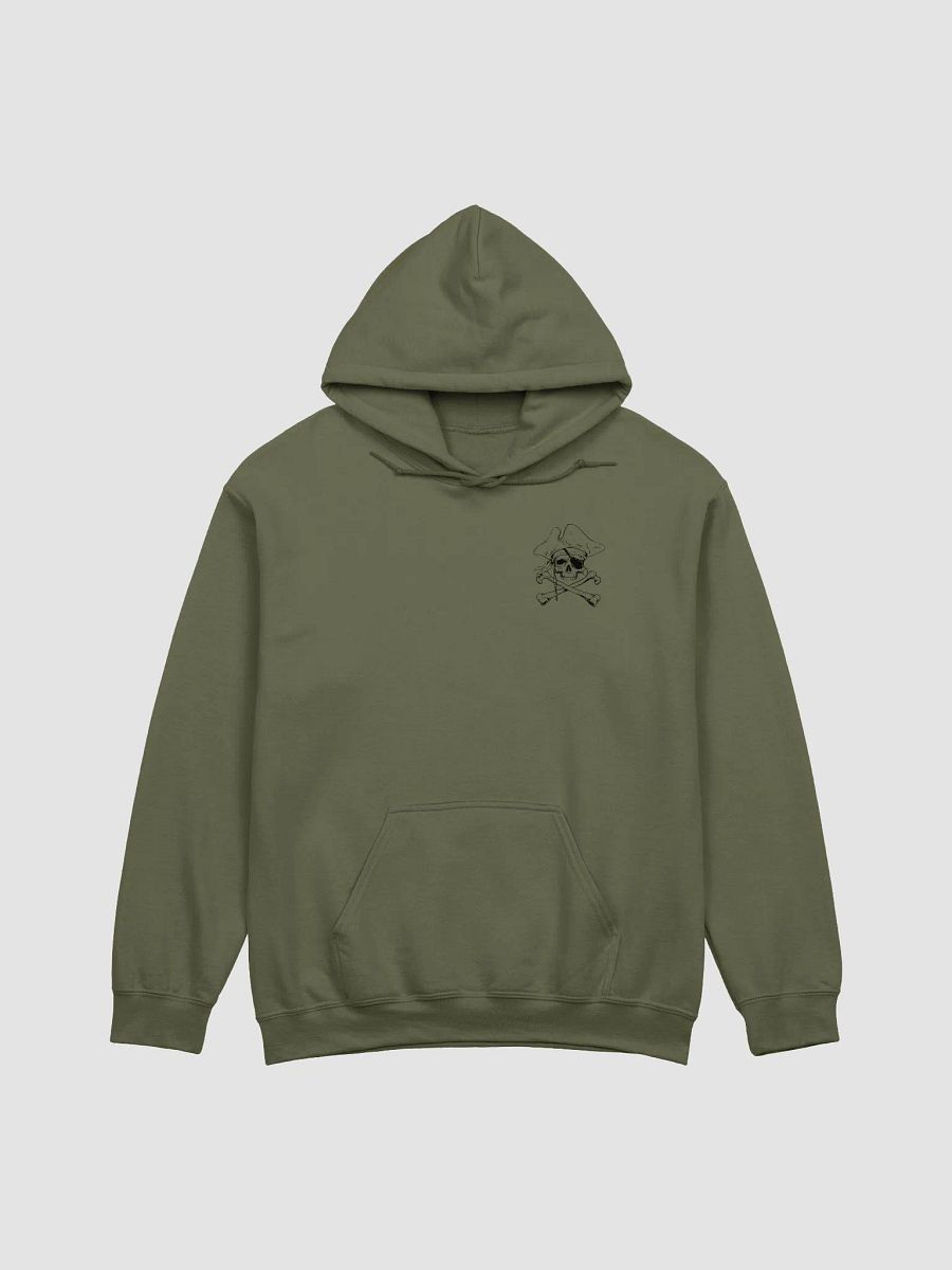 Krewmate Essential Hoodie (Black Logo) product image (37)