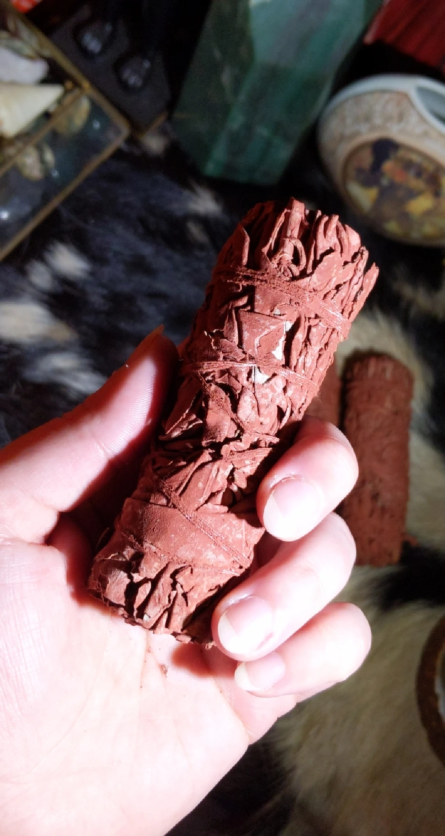 4 Inch Large Dragons Blood Sage Smudge Stick product image (4)