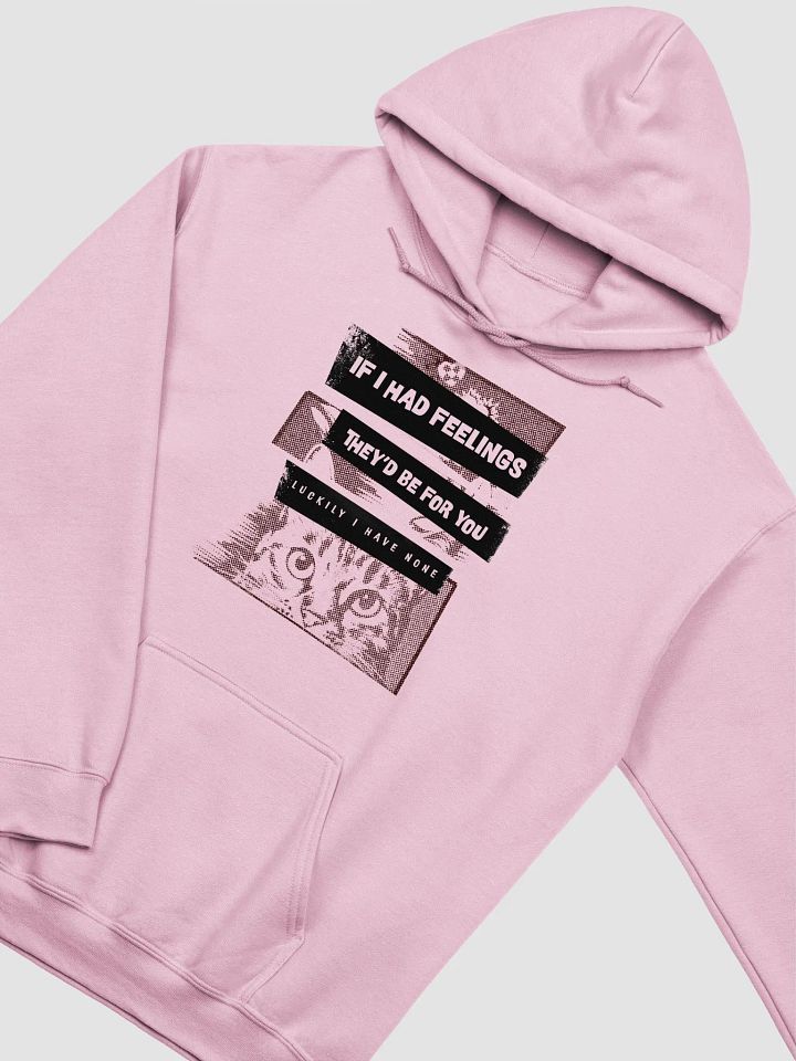 Vintage Cat Gaze -regular fit hoodie product image (2)