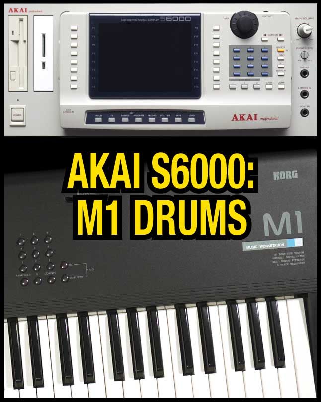 Akai S6000: M1 Drums product image (1)
