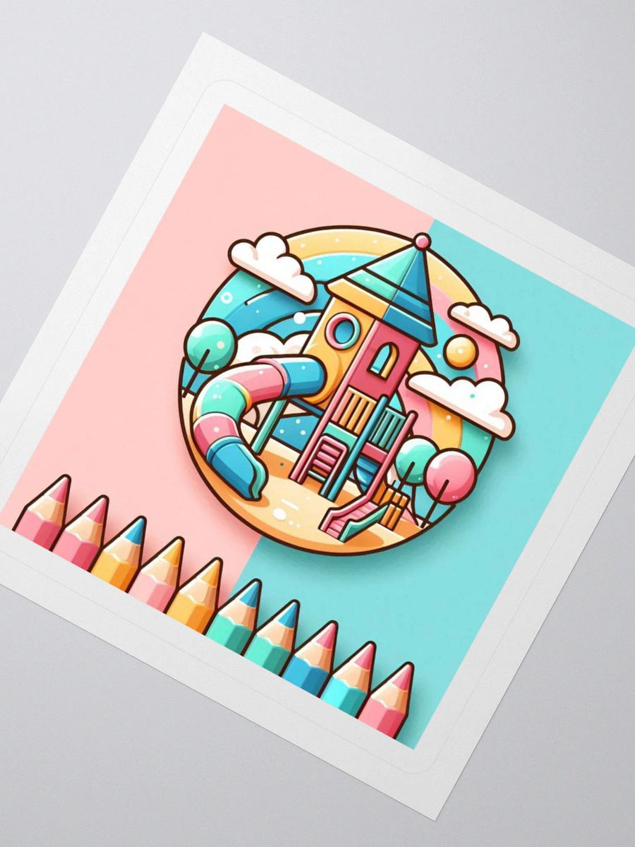 Whimsical Playground Adventure Stickers product image (5)