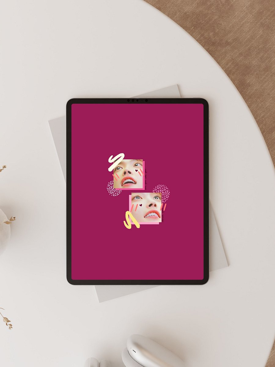 Pink Hongjoong / Digital Wallpaper Set product image (4)