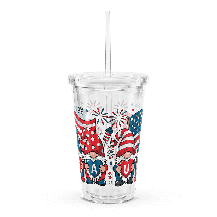 Patriotic Gnome Double Wall Tumbler product image (1)