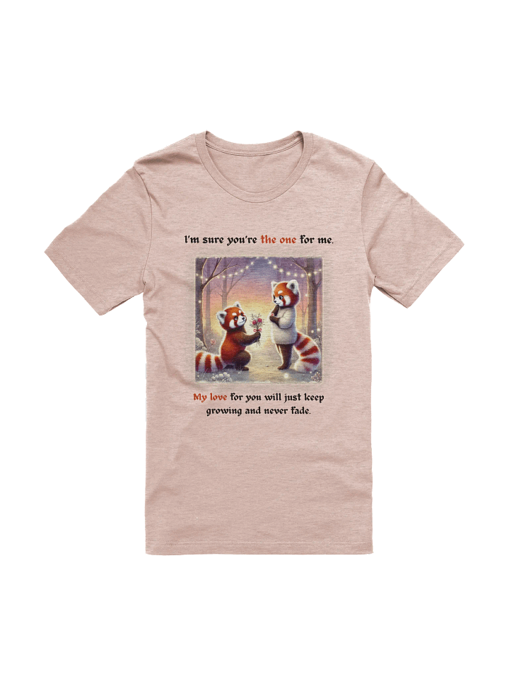 Eternal Love Red Panda Proposal T-Shirt product image (41)