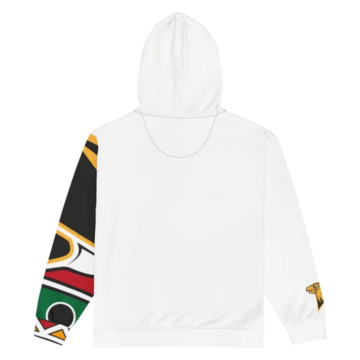 White Sleevemark Full Zip Hoodie product image (2)