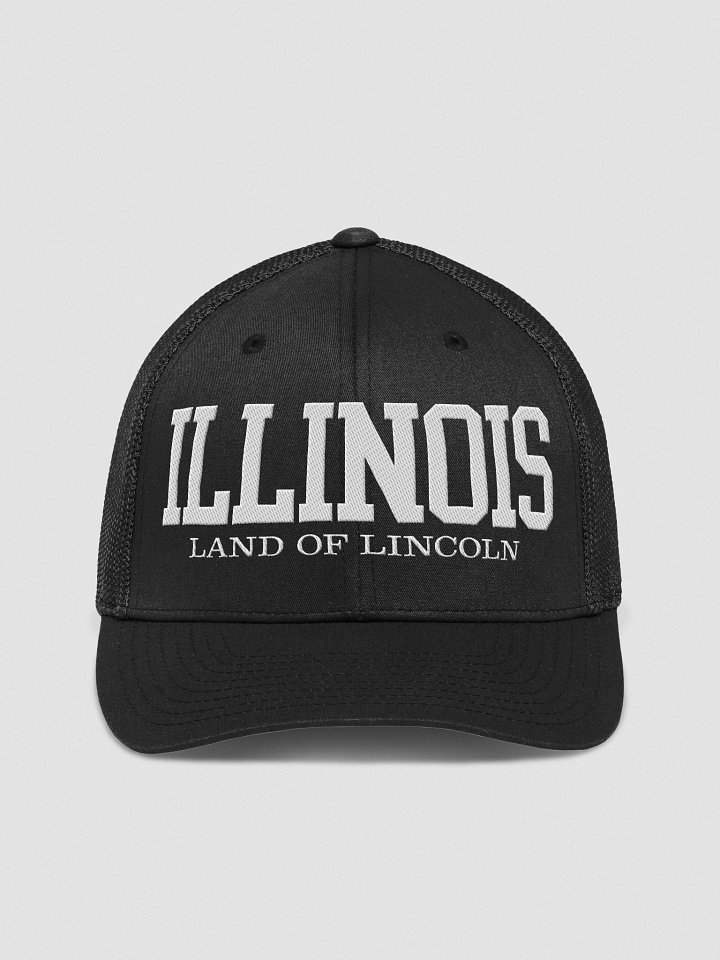 Illinois Land of Lincoln Flexfit Trucker Hat product image (3)