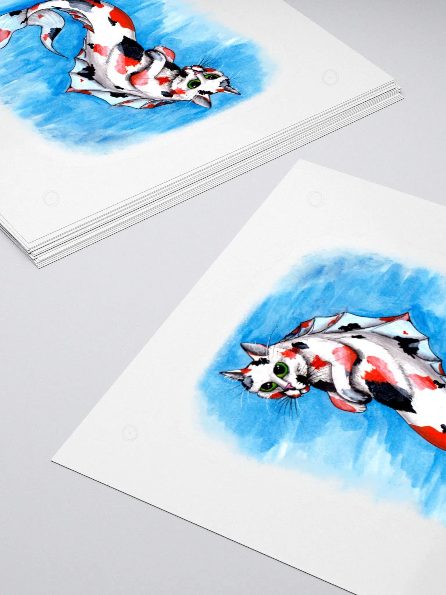 Mermeow Calico Sticker product image (10)