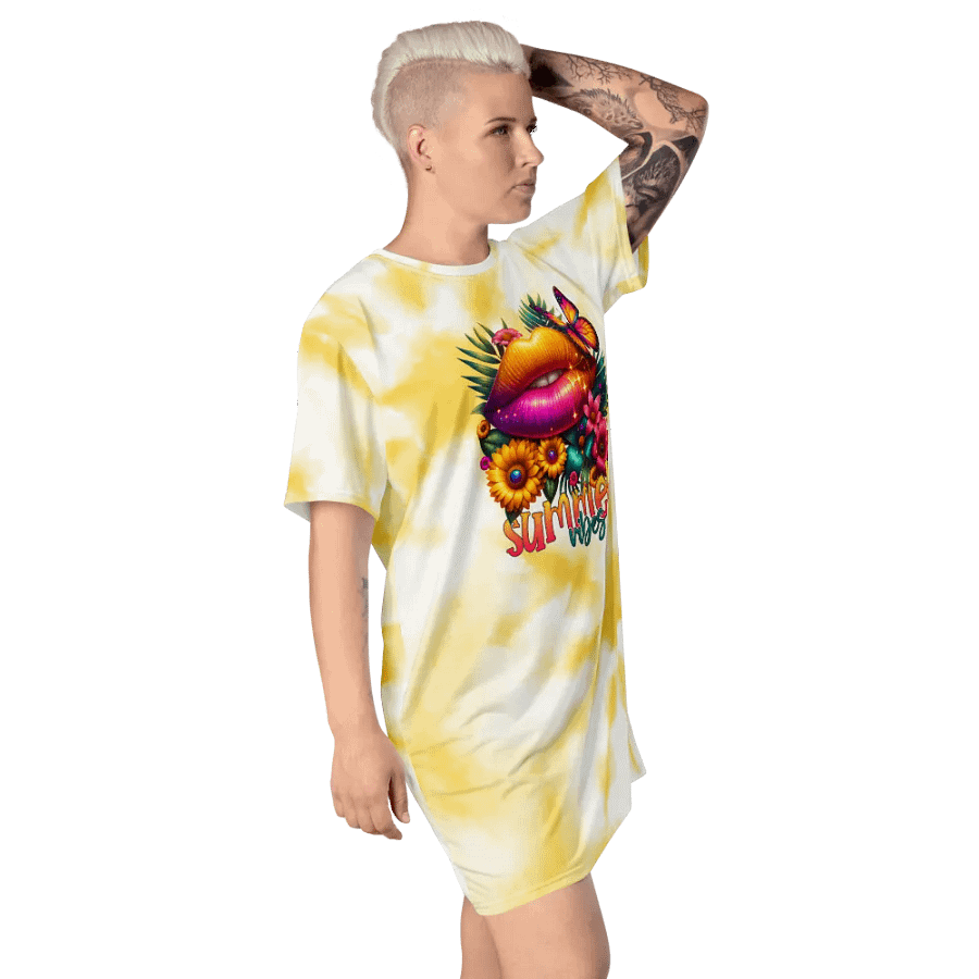 Butterfly Kiss Summer T-Shirt Dress product image (7)