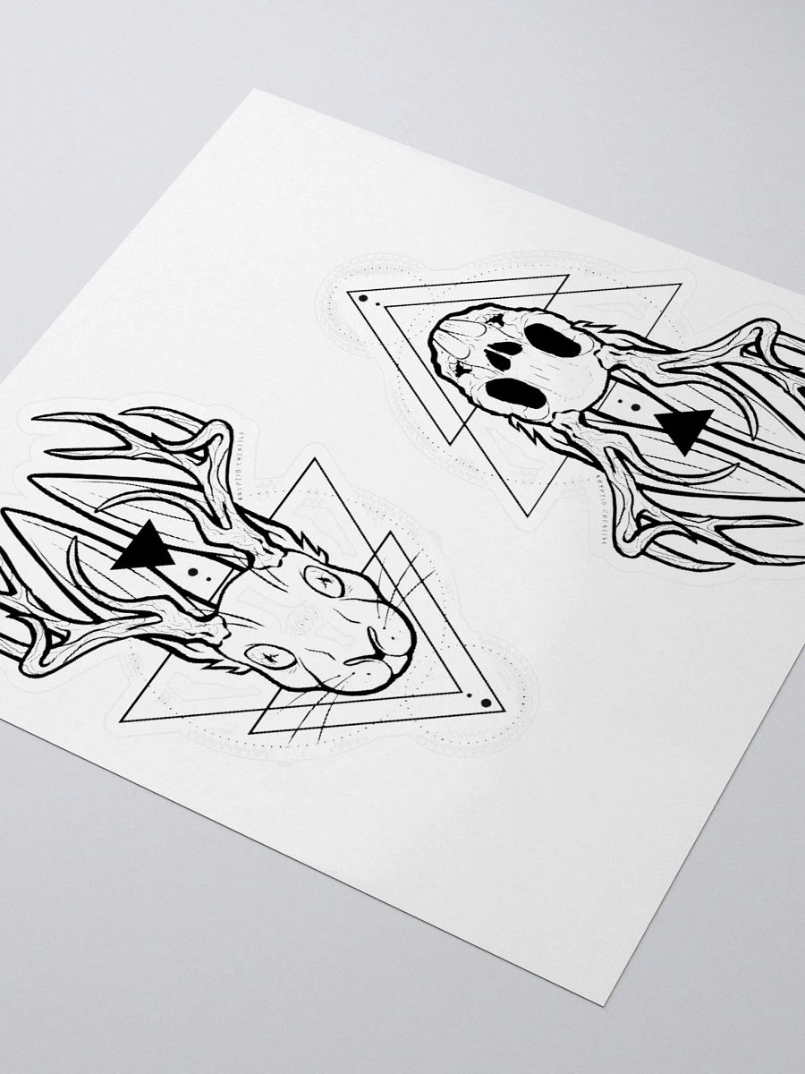 Jackalope Life + Death Kiss Cut Stickers product image (9)