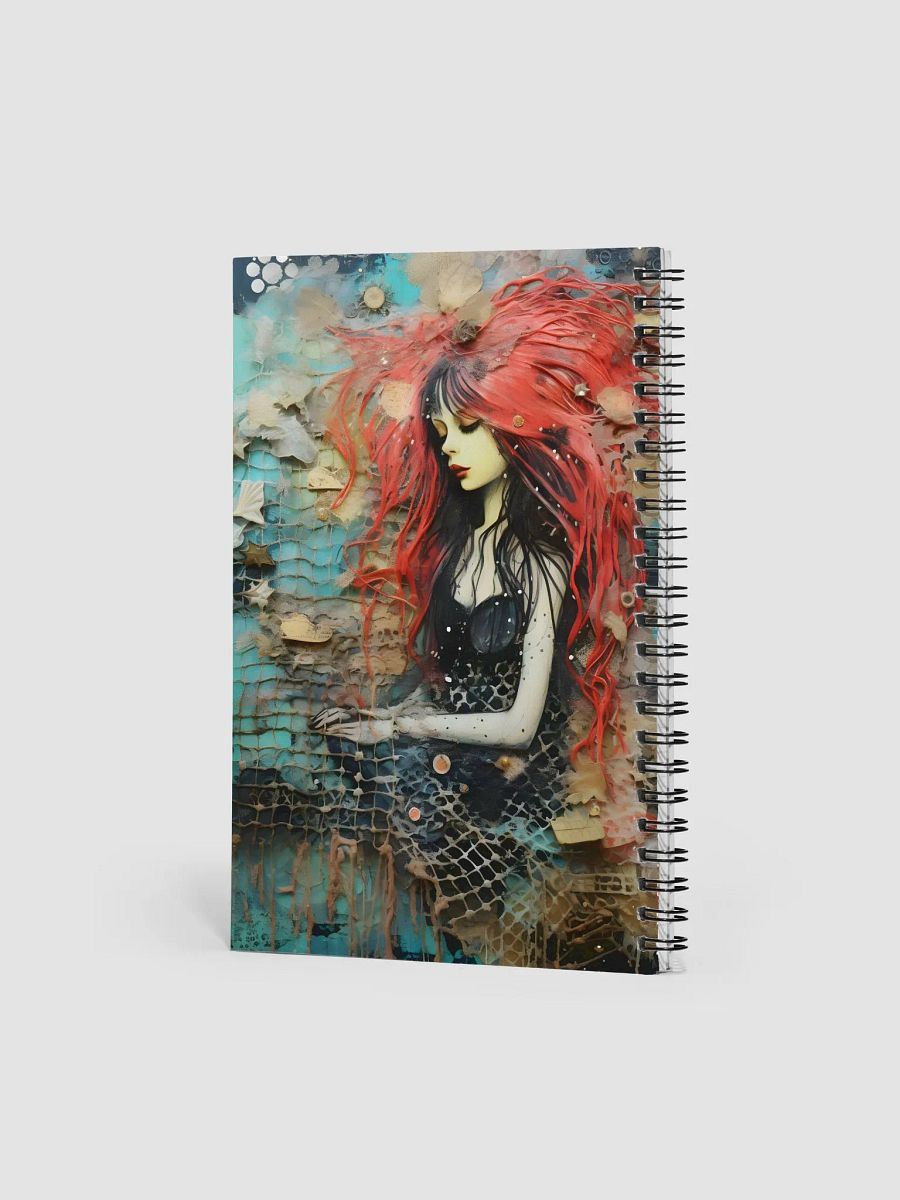 Red-Haired Contemplation Spiral Notebook product image (2)