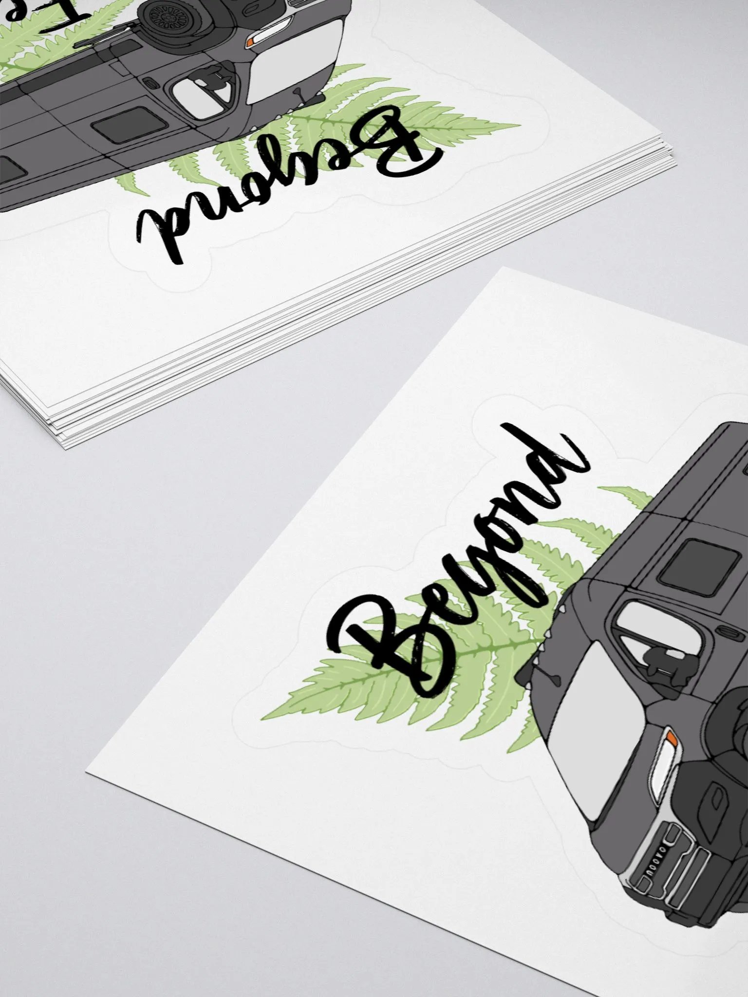 Beyond the Fern Logo Sticker product image (12)