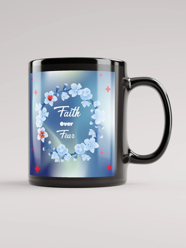 Faithful Blooms Mug Ceramic Coffee Mug with Handles. Reusable Drinkware for Home Office, Stylish Summer Gifts product image (1)