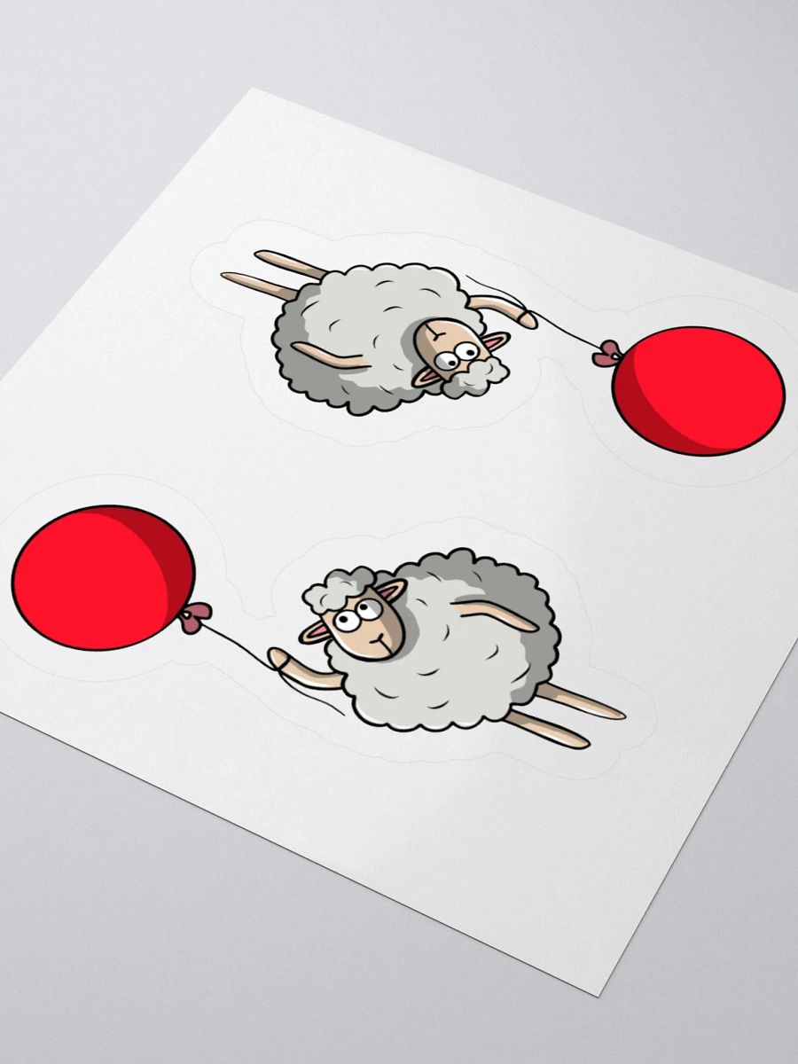 Reaching for the Sky Sheep Sticker product image (3)