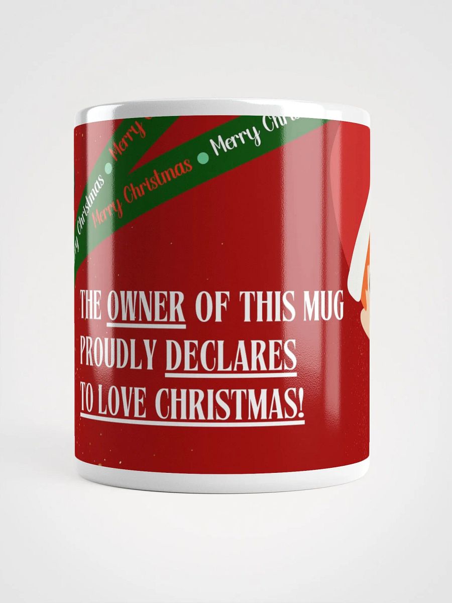 "Christmas Cheer Mug – Proud to Love Christmas!" product image (3)