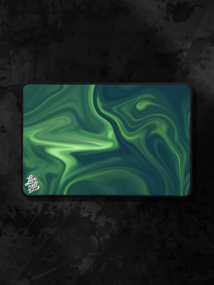L2A Emerald Swirl Deskmat product image (1)