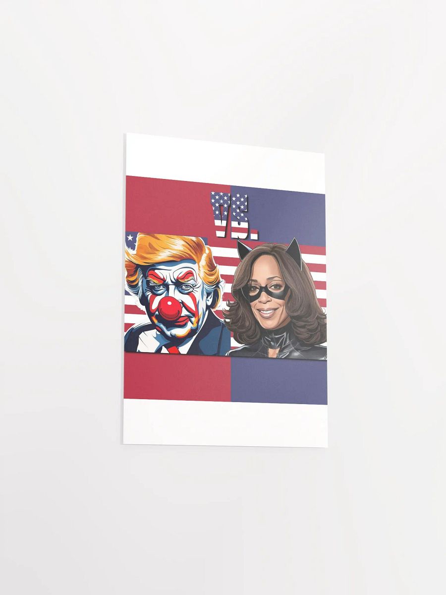 Joker Trump vs. Cat Harris: Illustrated Matte Poster product image (32)