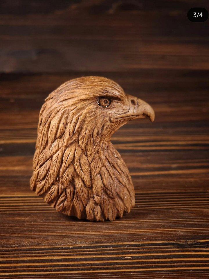Wooden Eagle Head product image (1)