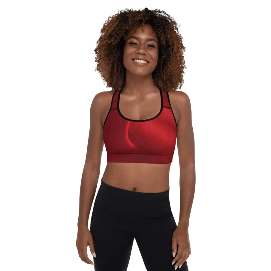 Radiant Red Sports Bra product image (3)