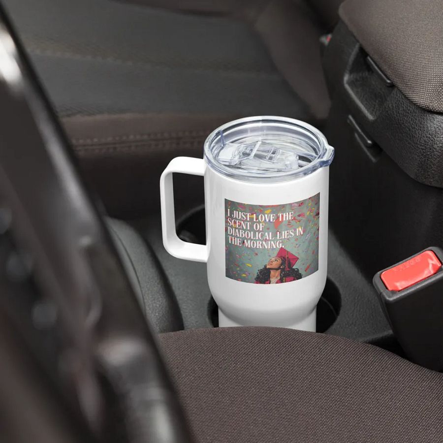 Diabolical Lies Grad 4 Travel Mug With Handle product image (3)