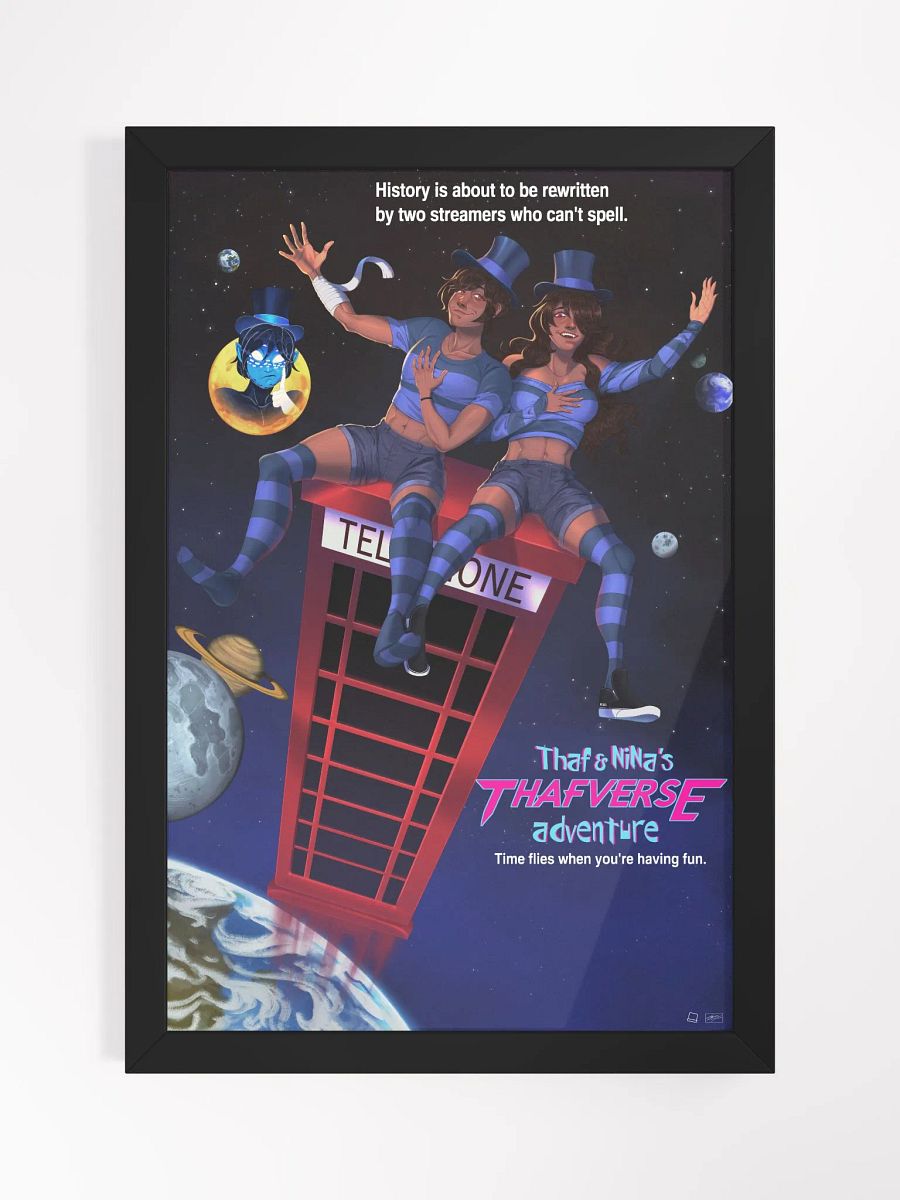 Thaf & Nina's Thafverse Adventure - Limited Edition Framed Poster product image (5)