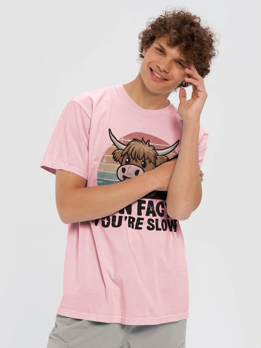 Sassy Highland Cow Tongue-Out Tee product image (3)