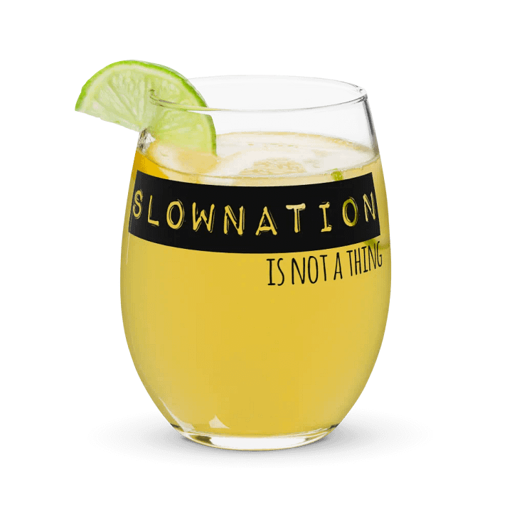 Slownation stemless wine glass product image (1)