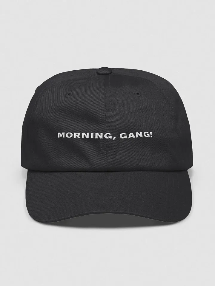 'Morning, Gang!' (Embroidered Dad Hat) product image (1)