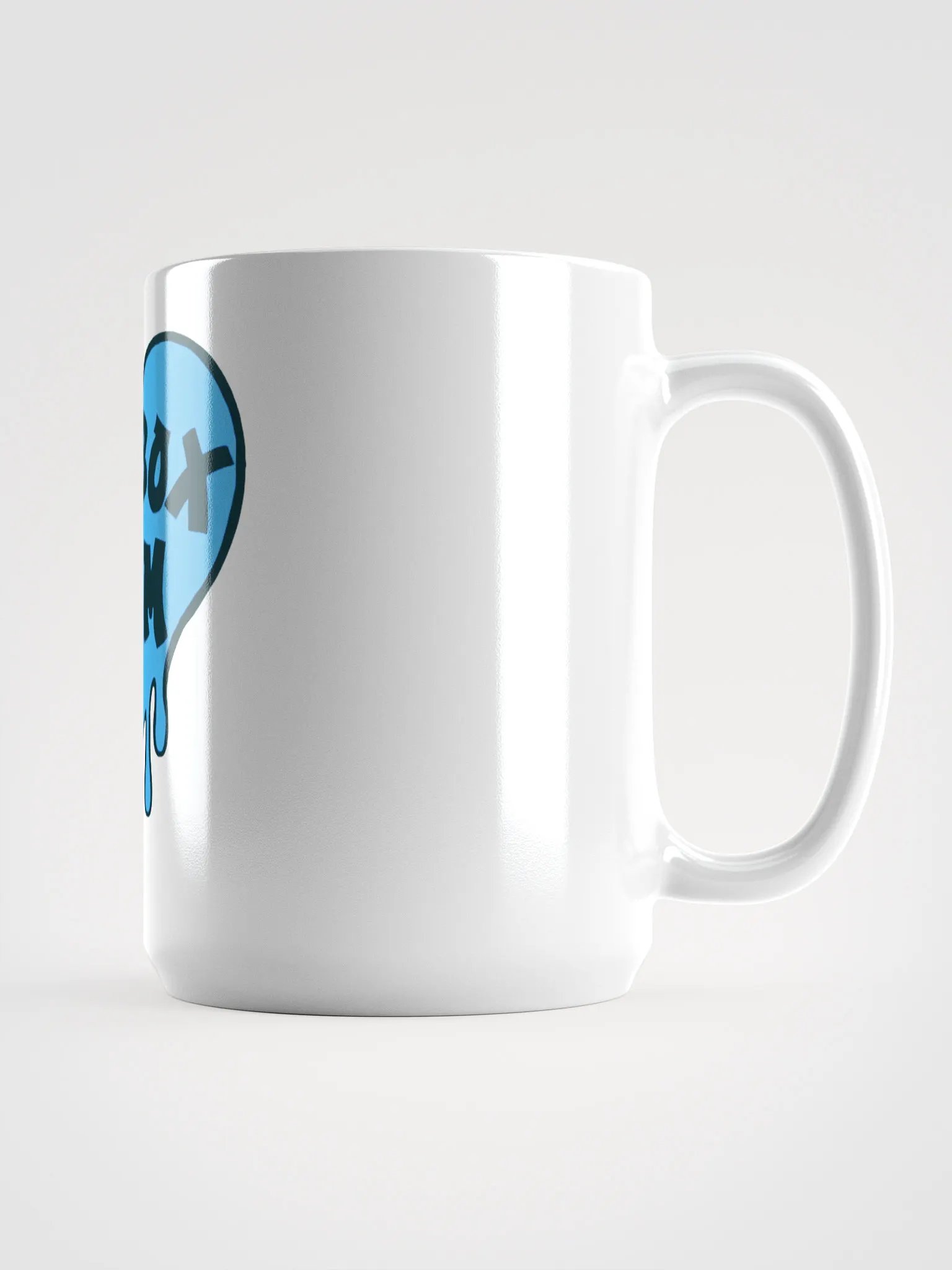 HOT BOX FAM SOLID BLUE LOGO COFFEE MUG product image (1)