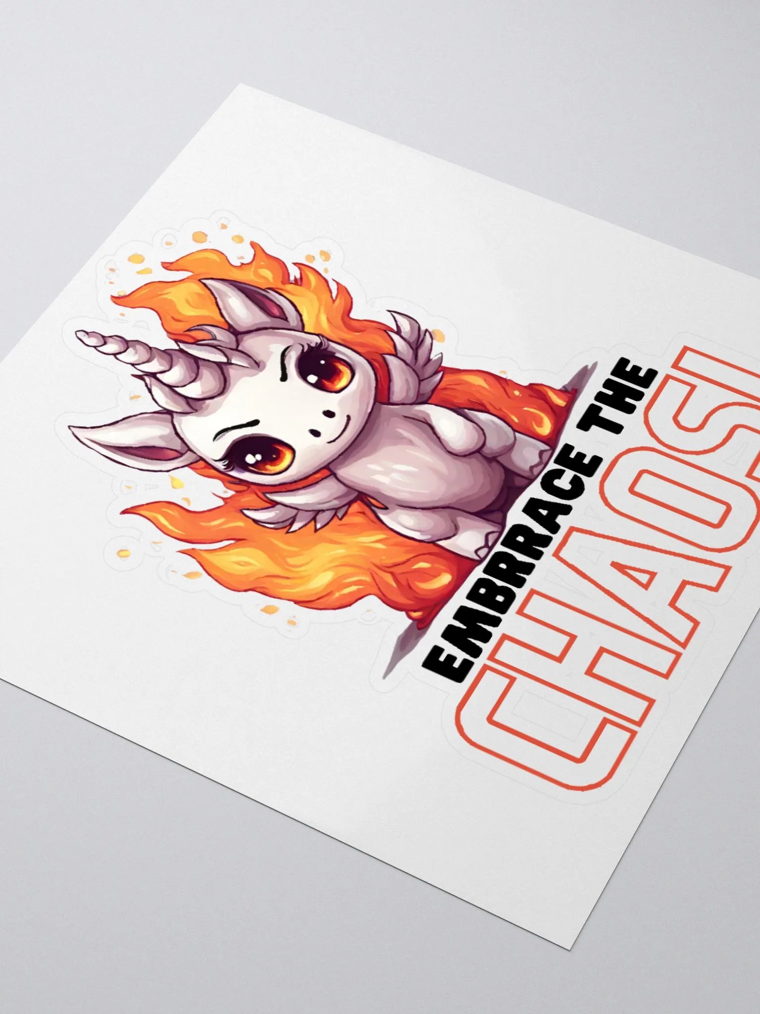 Unicorn Chaos Sticker product image (3)