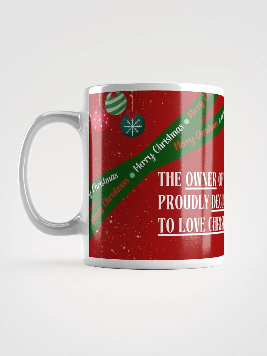 "Christmas Cheer Mug – Proud to Love Christmas!" product image (6)