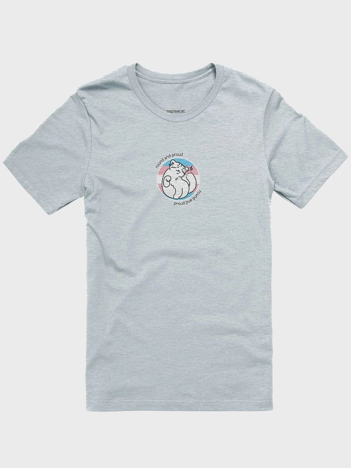Round and Proud Manul Transgender Version - Bella+Canvas Unisex T-Shirt product image (6)