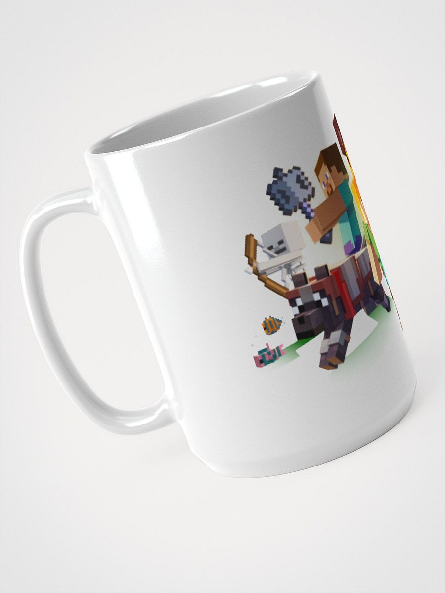 Minecraft White Glossy Mug product image (3)