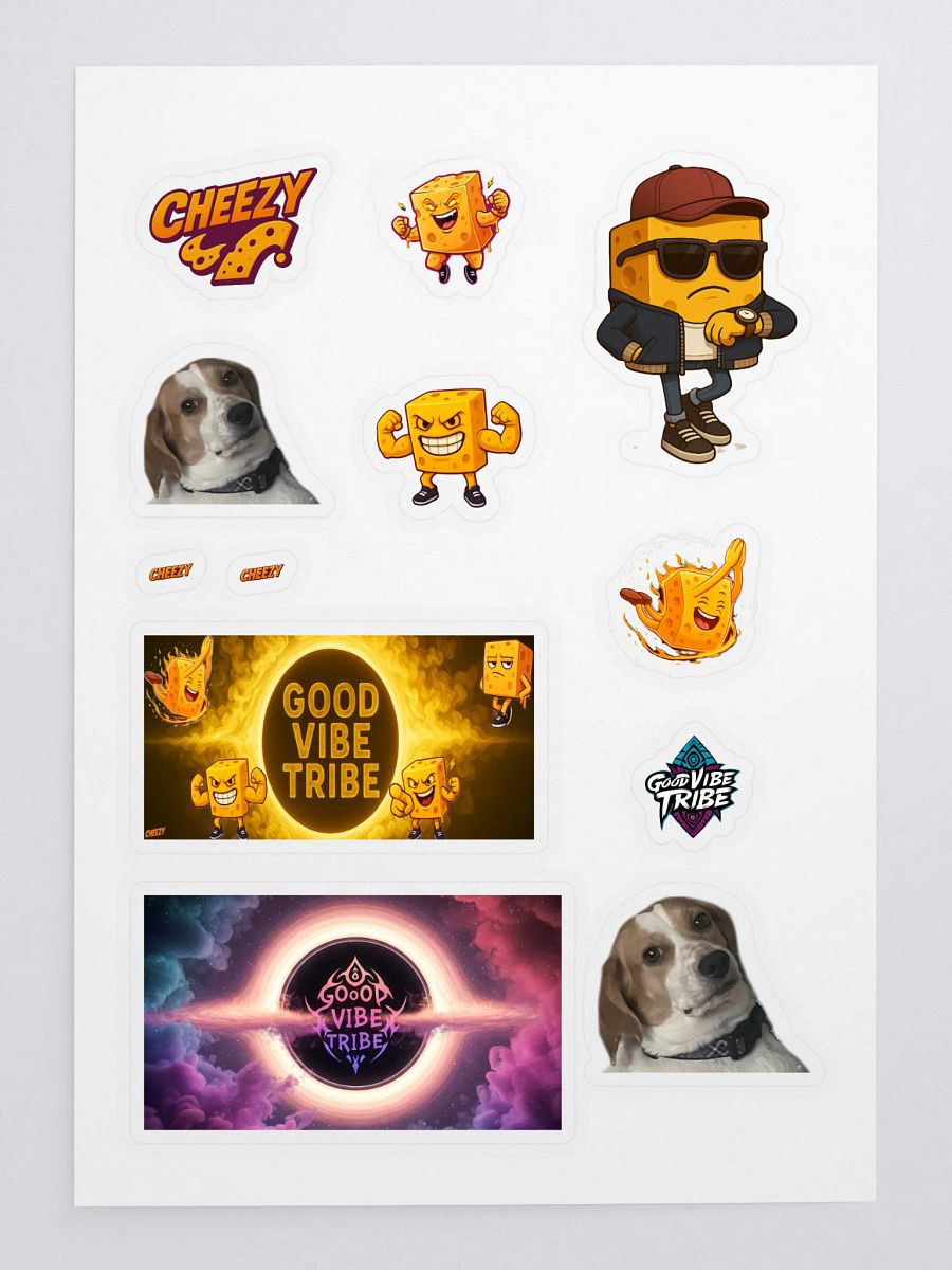 Cheezy Sticker Set product image (3)