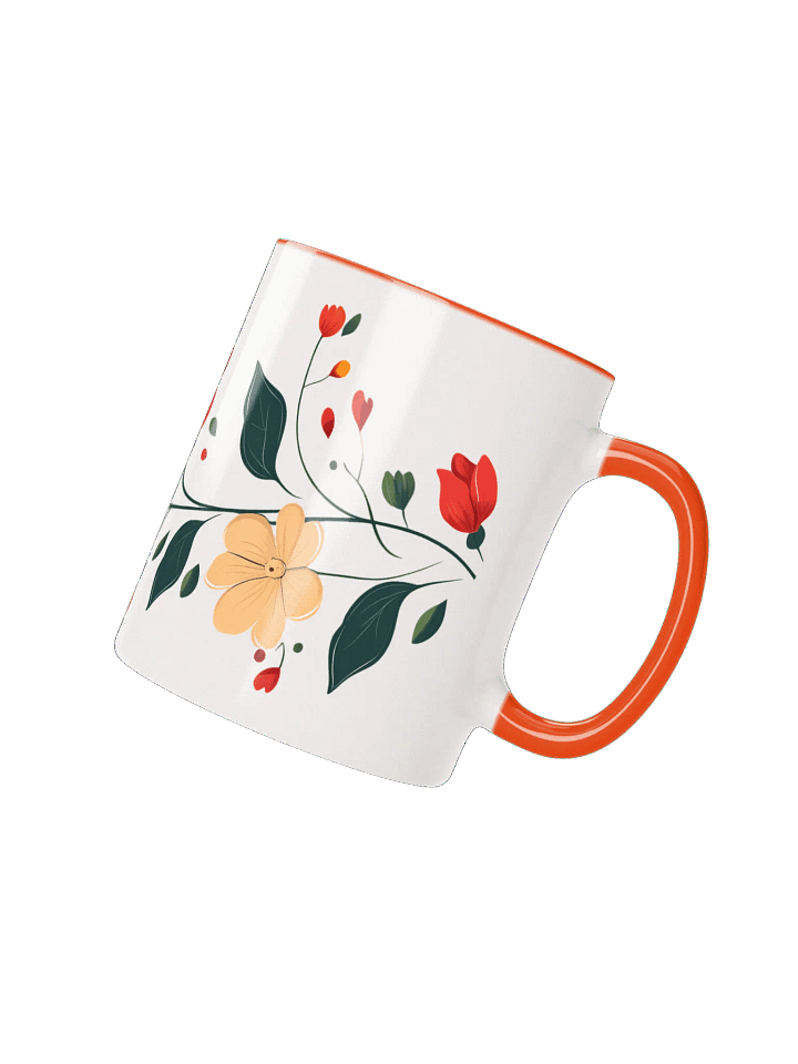 Vibrant Floral Vine Ceramic Mug product image (6)