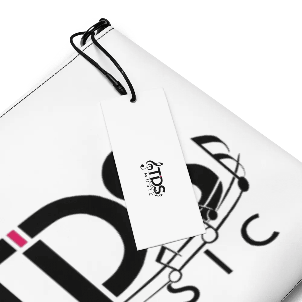 TDS Music All-Over Print Crossbody Bag - White with Musical Design product image (10)