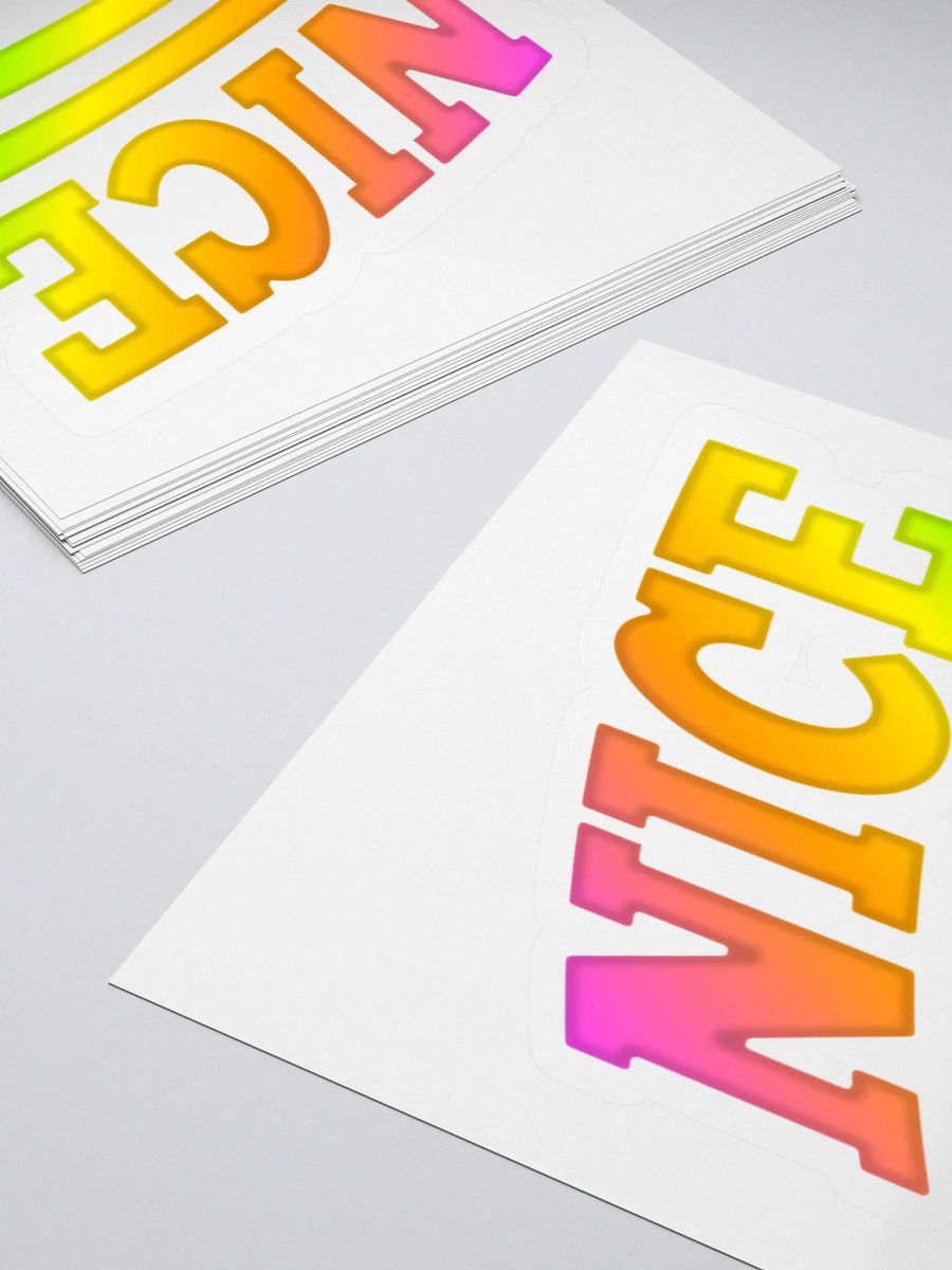 "NICE" sticker product image (4)