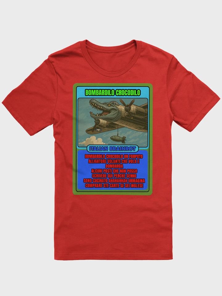 Italian Brain Rot Bombardiro Crocodilo T-shirt product image (7)