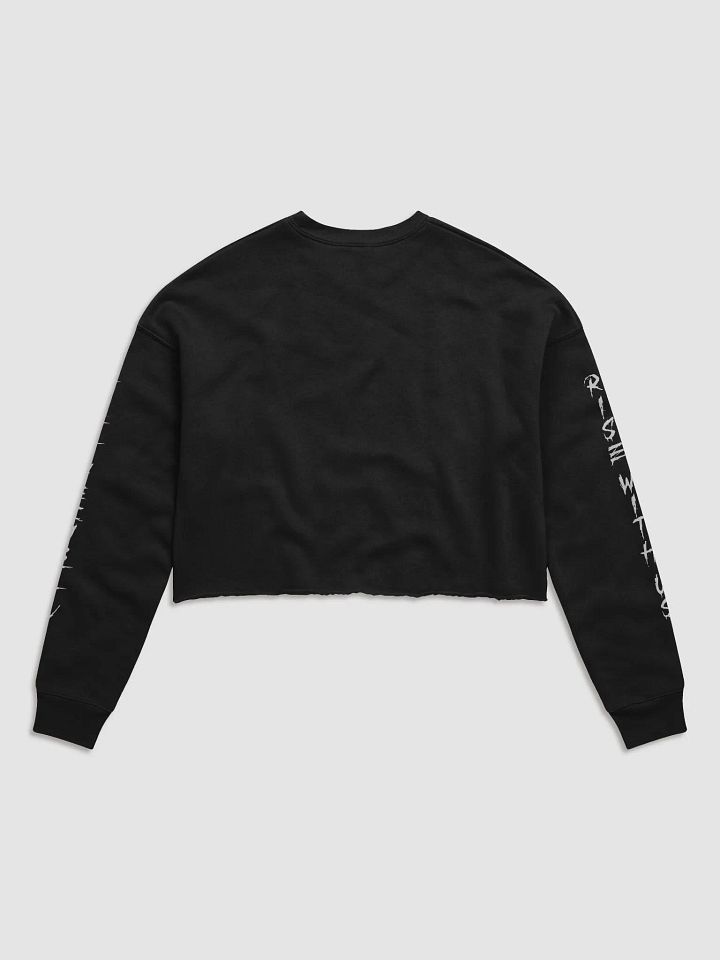 Gimme Brain Bella+Canvas Women's Fleece Crop Sweatshirt (HulleVane Design) product image (2)