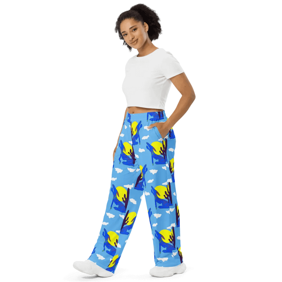 Coyote Pattern Wideleg Pants product image (4)