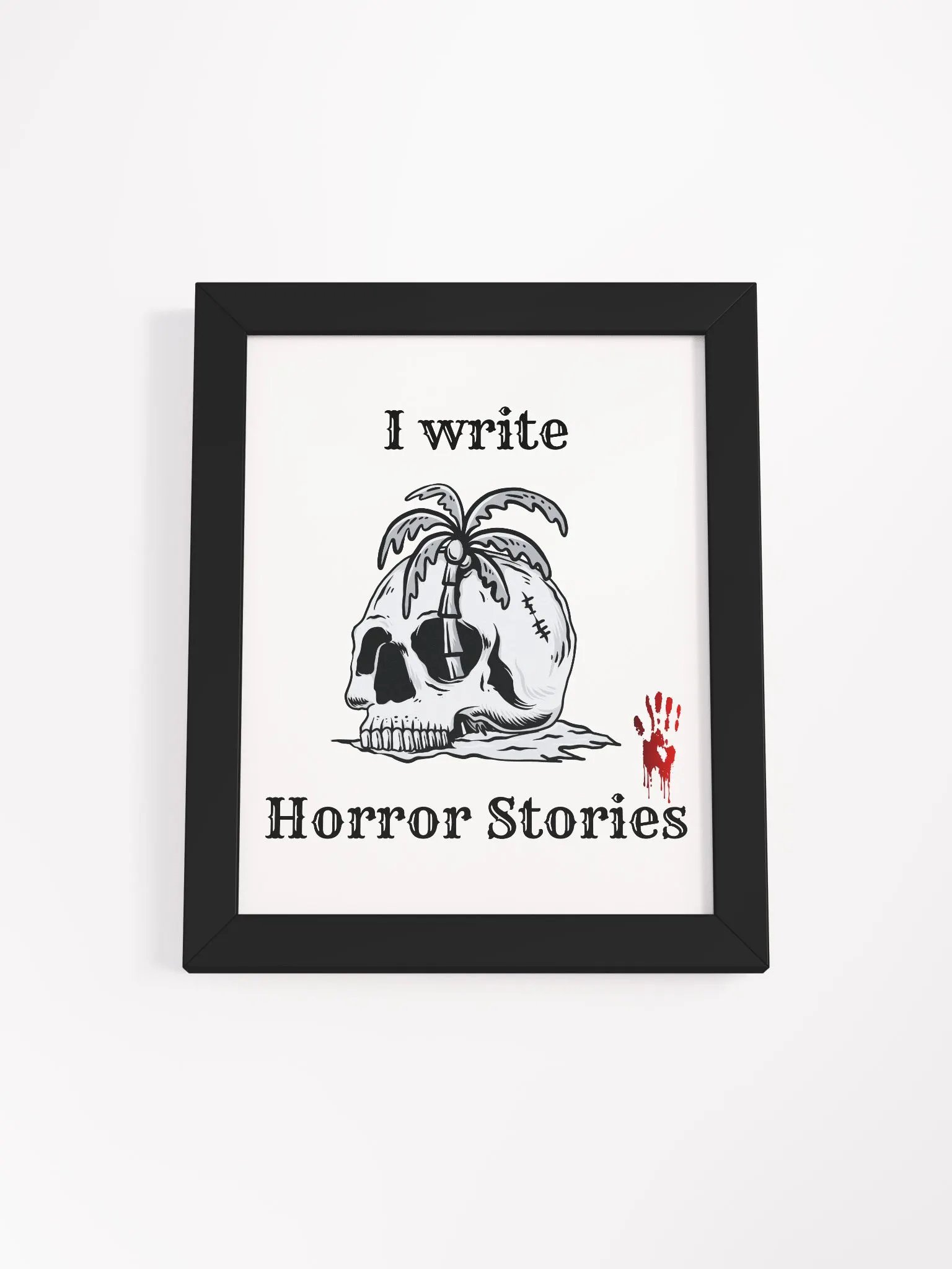 I write Horror Stories Framed Poster product image (4)