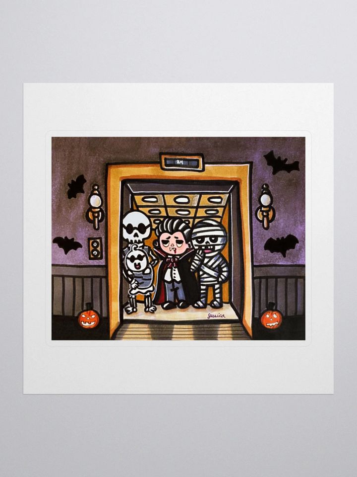 Eerie Elevator Sticker product image (1)