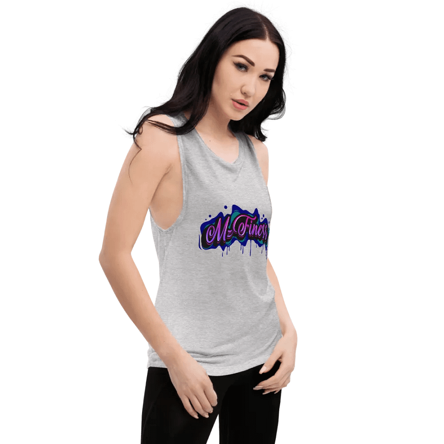 Neon Glow MzFiness Logo Tank product image (10)