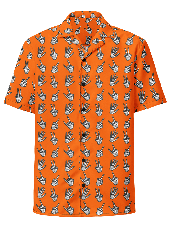 Bone Zone pattern button down shirt product image (1)
