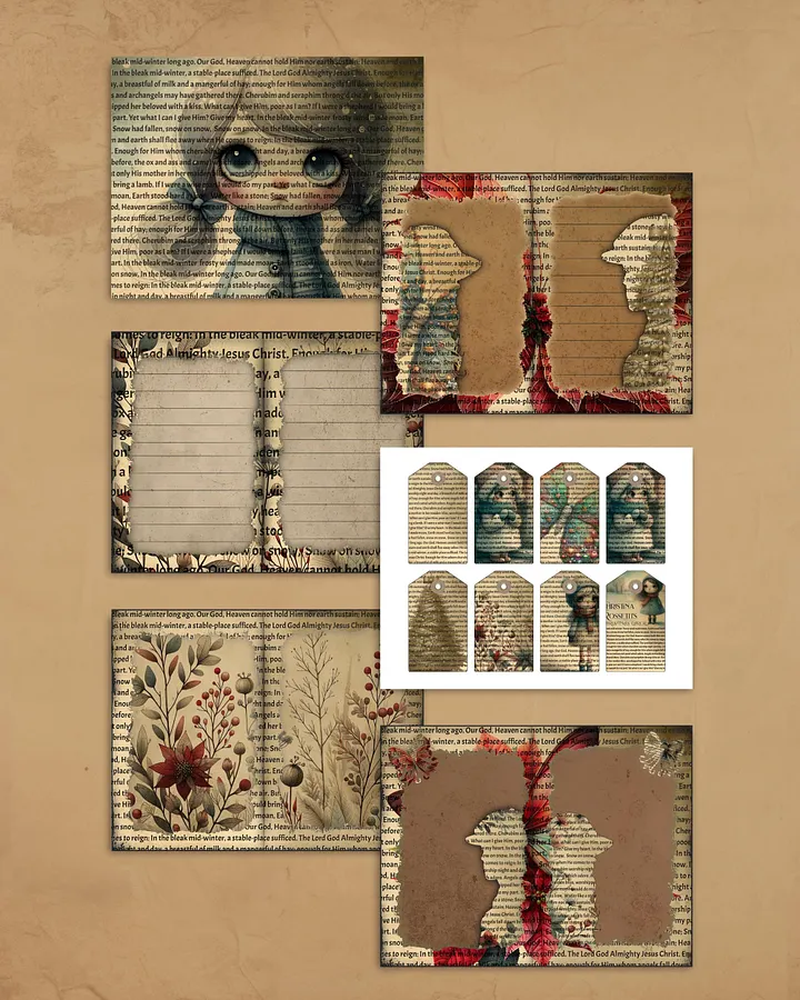 Bleak Midwinter Junk Journal Kit product image (2)