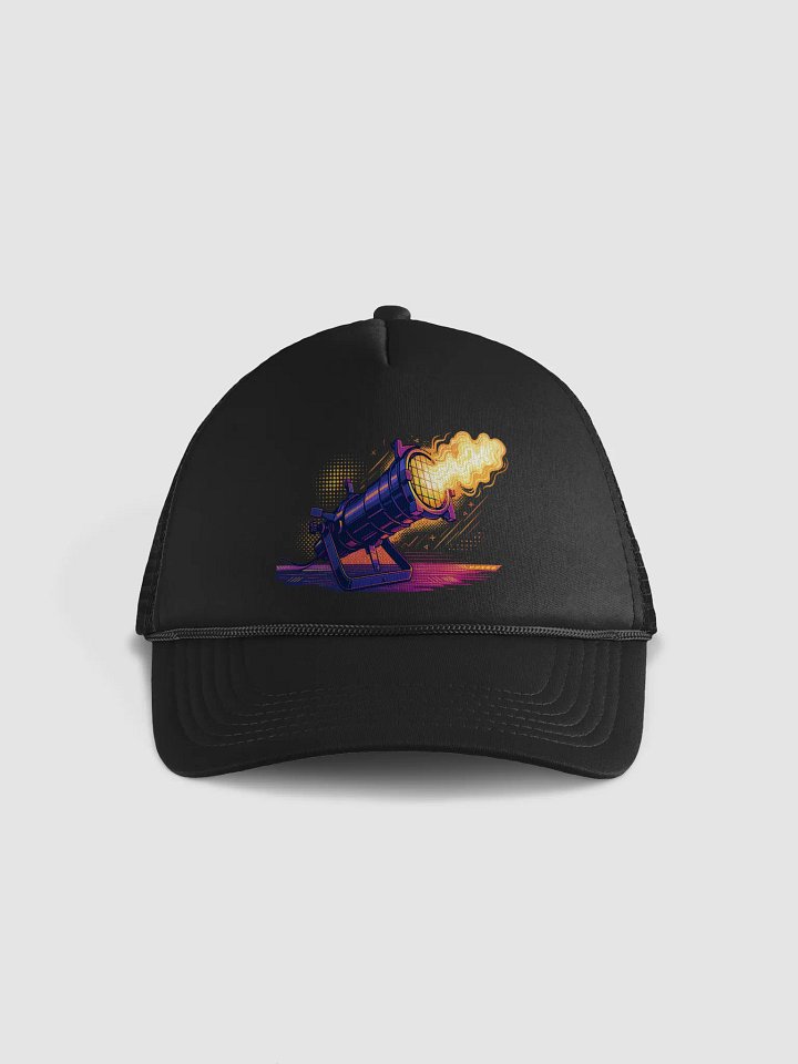 Theatrically Jerry: "Stylized Profile Spot" Foam Trucker Hat product image (1)